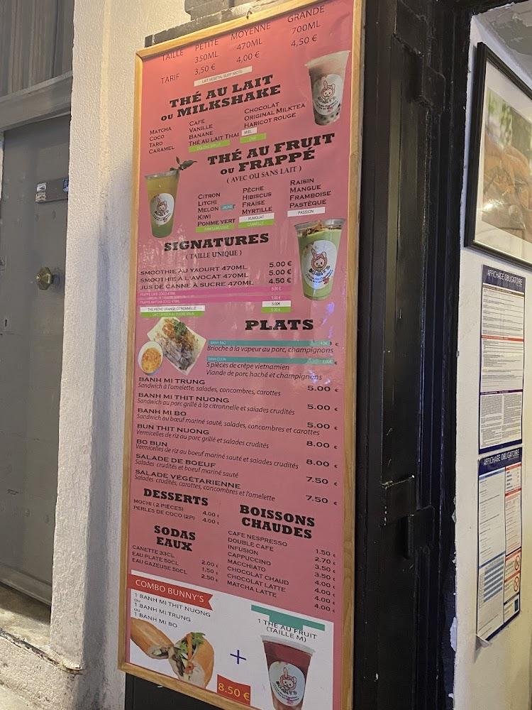 Bunny's Bubble Tea - Menu Image 4